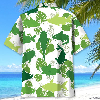 Funny Catfish Tropical Hawaiian Shirt