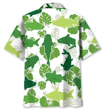 Funny Catfish Tropical Hawaiian Shirt