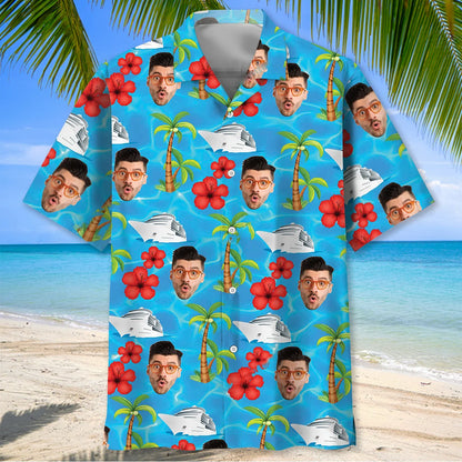Funny Cruise Custom Face Hawaiian Shirt
