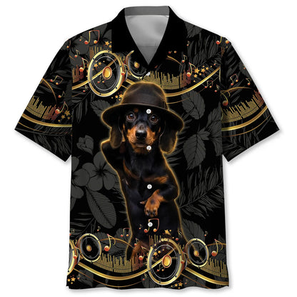 Funny Dachshund Dog Hawaiian Shirt