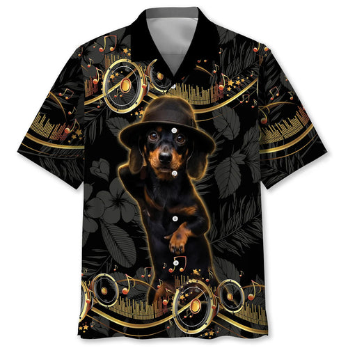 Funny Dachshund Dog Hawaiian Shirt
