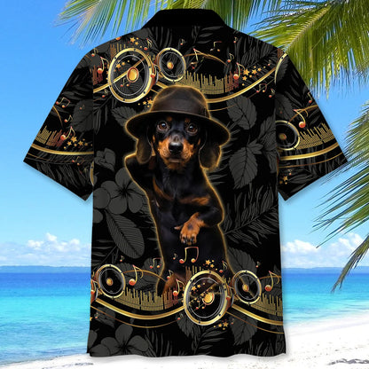 Funny Dachshund Dog Hawaiian Shirt
