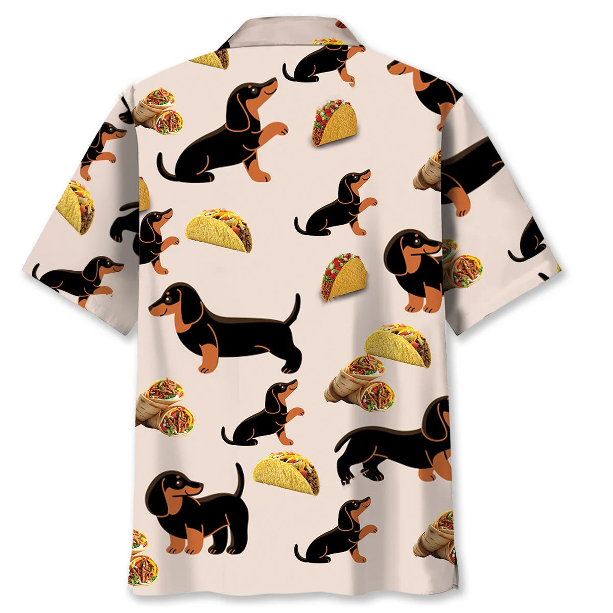 Funny Dachshund Taco Burrito Hawaiian Shirt