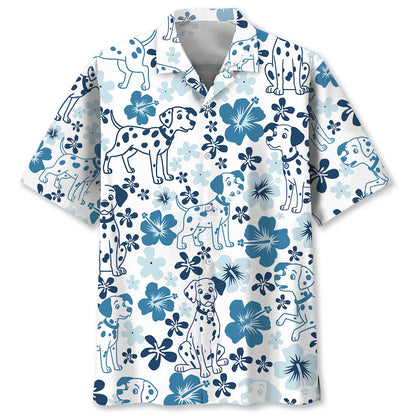 Funny Dalmatian Hawaiian Shirt