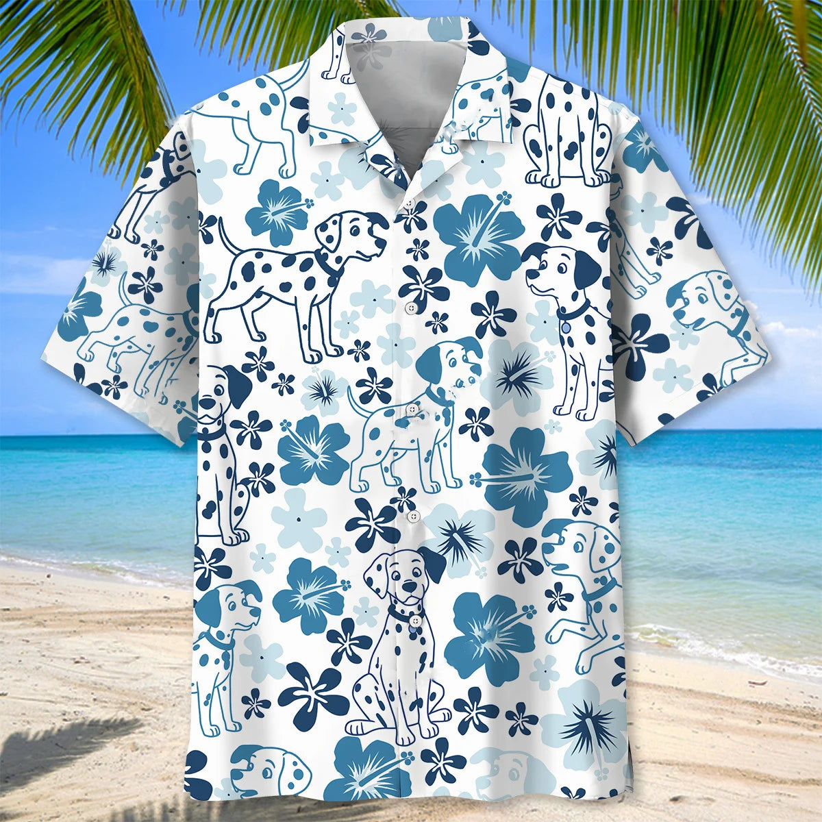 Funny Dalmatian Hawaiian Shirt