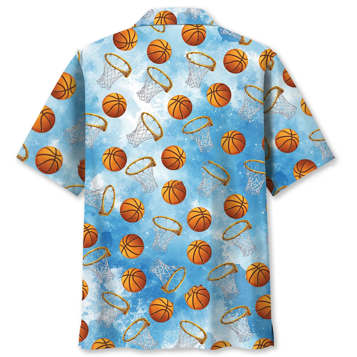 Funny Flying Basketball Hawaiian Shirt