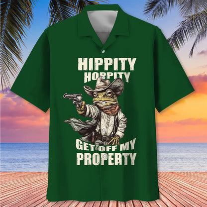 Funny Frog Cowboy Hawaiian Shirt