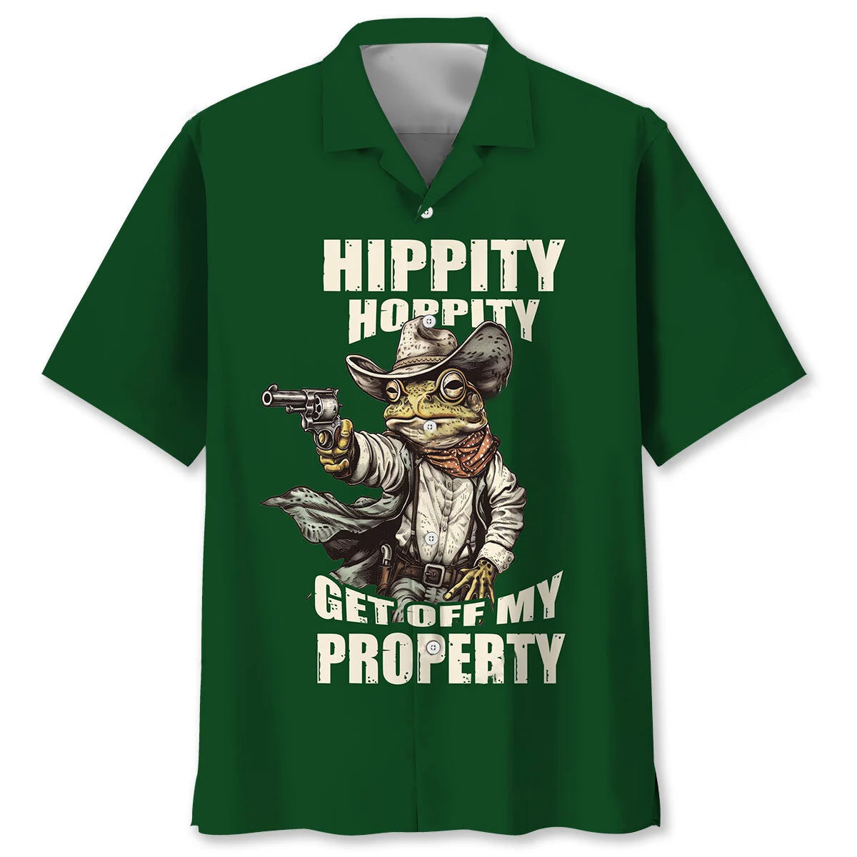 Funny Frog Cowboy Hawaiian Shirt