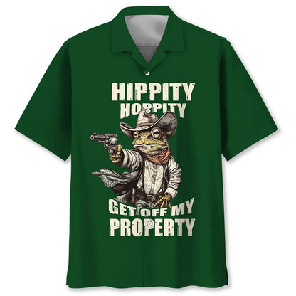 Funny Frog Cowboy Hawaiian Shirt