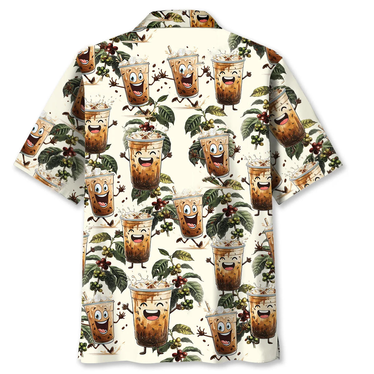 Funny Latte Iced Coffee Hawaiian Shirt