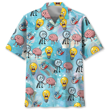 Funny Physics Symbol Hawaiian Shirt