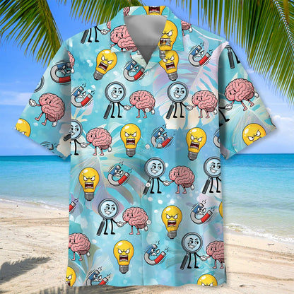 Funny Physics Symbol Hawaiian Shirt