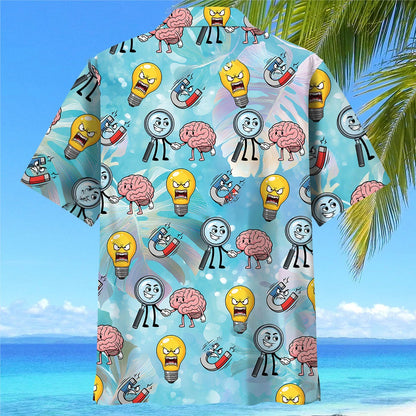 Funny Physics Symbol Hawaiian Shirt