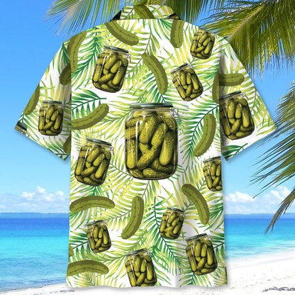 Funny Pickle Jar Tropical Hawaiian Shirt