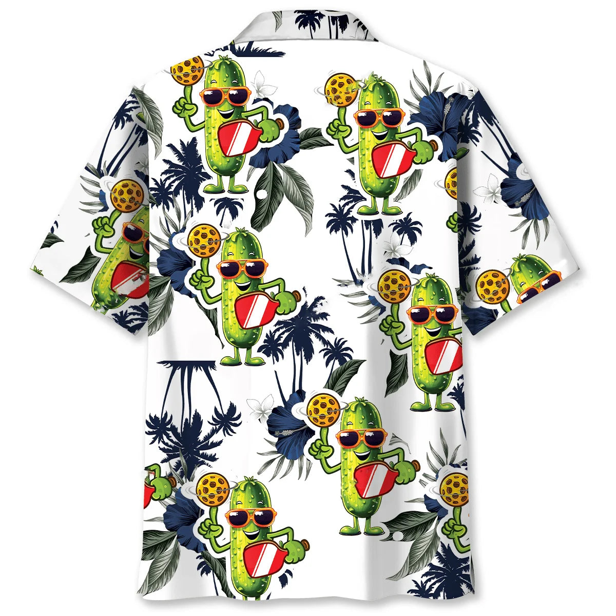 Funny Pickleball Tropical Hawaiian Shirt
