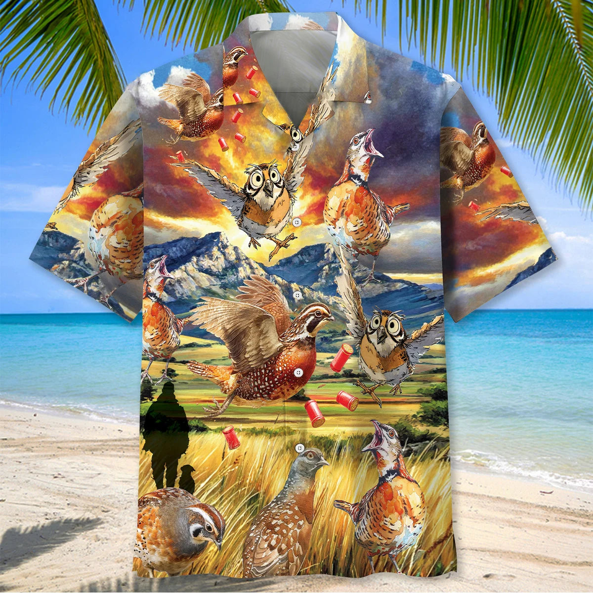 Funny Quail Hunting Hawaiian Shirt