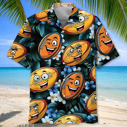 Funny Rugby Hawaiian Shirt