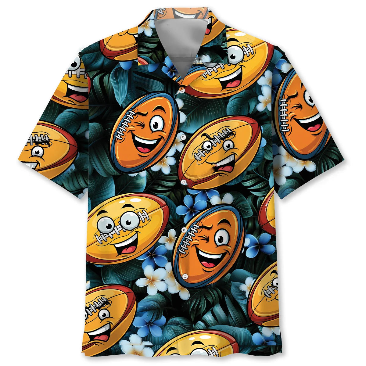 Funny Rugby Hawaiian Shirt