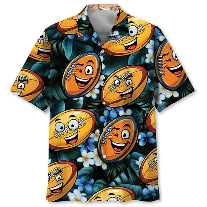 Funny Rugby Hawaiian Shirt