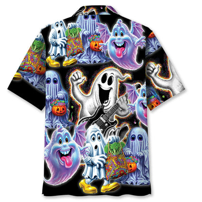 Funny Spooky Boo Hawaiian Shirt