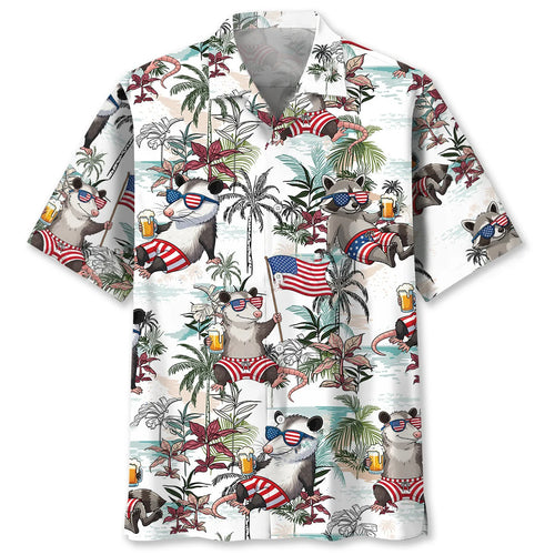 Funny Trash Team America Hawaiian Shirt
