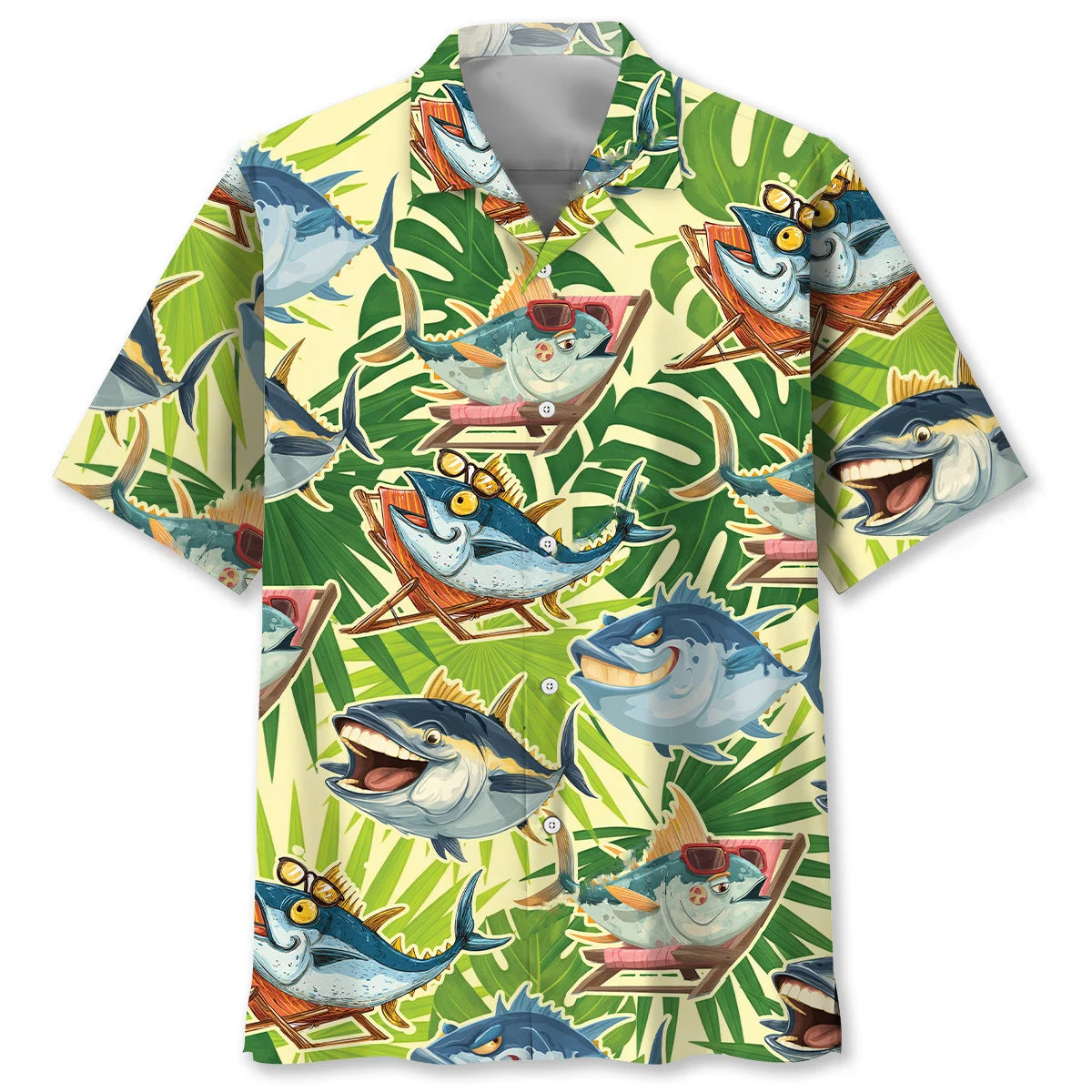 Funny Tuna Fishes Hawaiian Shirt