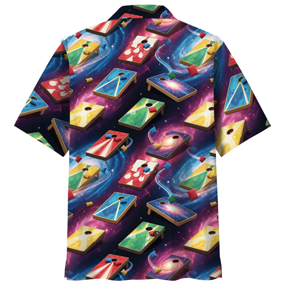 Galaxy Cornhole Hawaiian Shirt