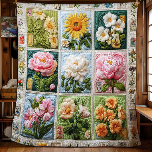 Garden Harmony Quilt Blanket