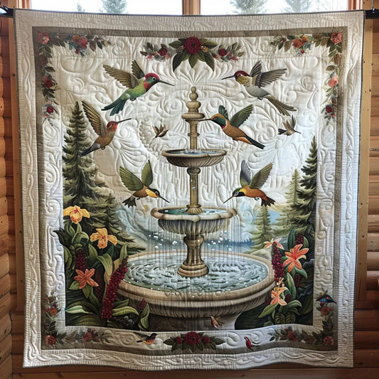 Garden Of Gentle Wings Quilt Blanket
