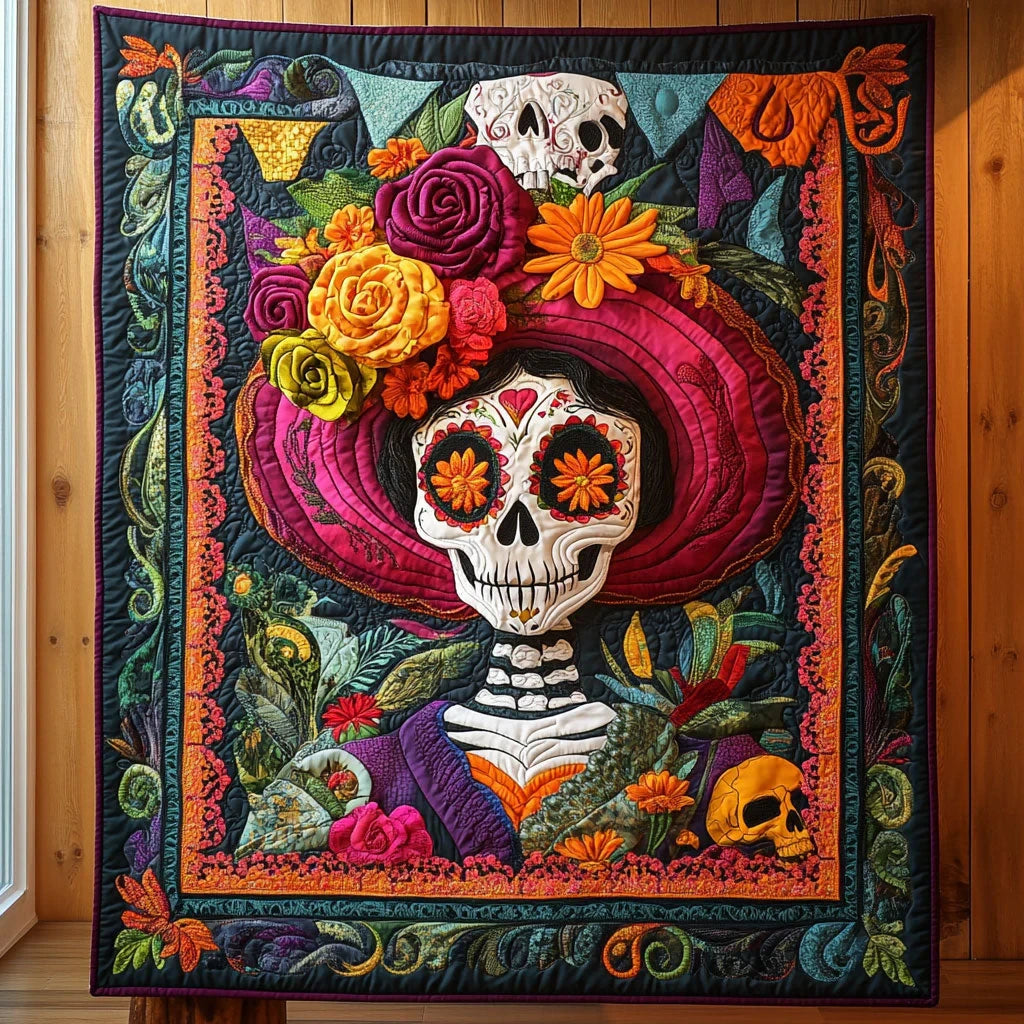 Garden Of Souls Quilt Blanket