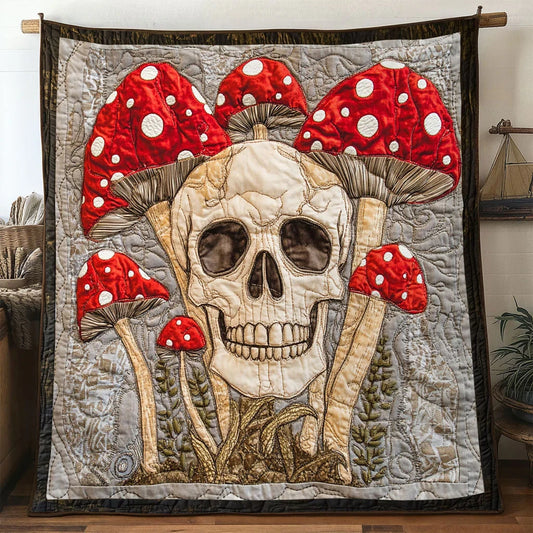 Garden Of Souls Skull Quilt Blanket
