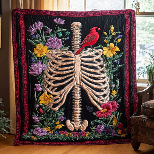 Garden Ribcage Quilt Blanket