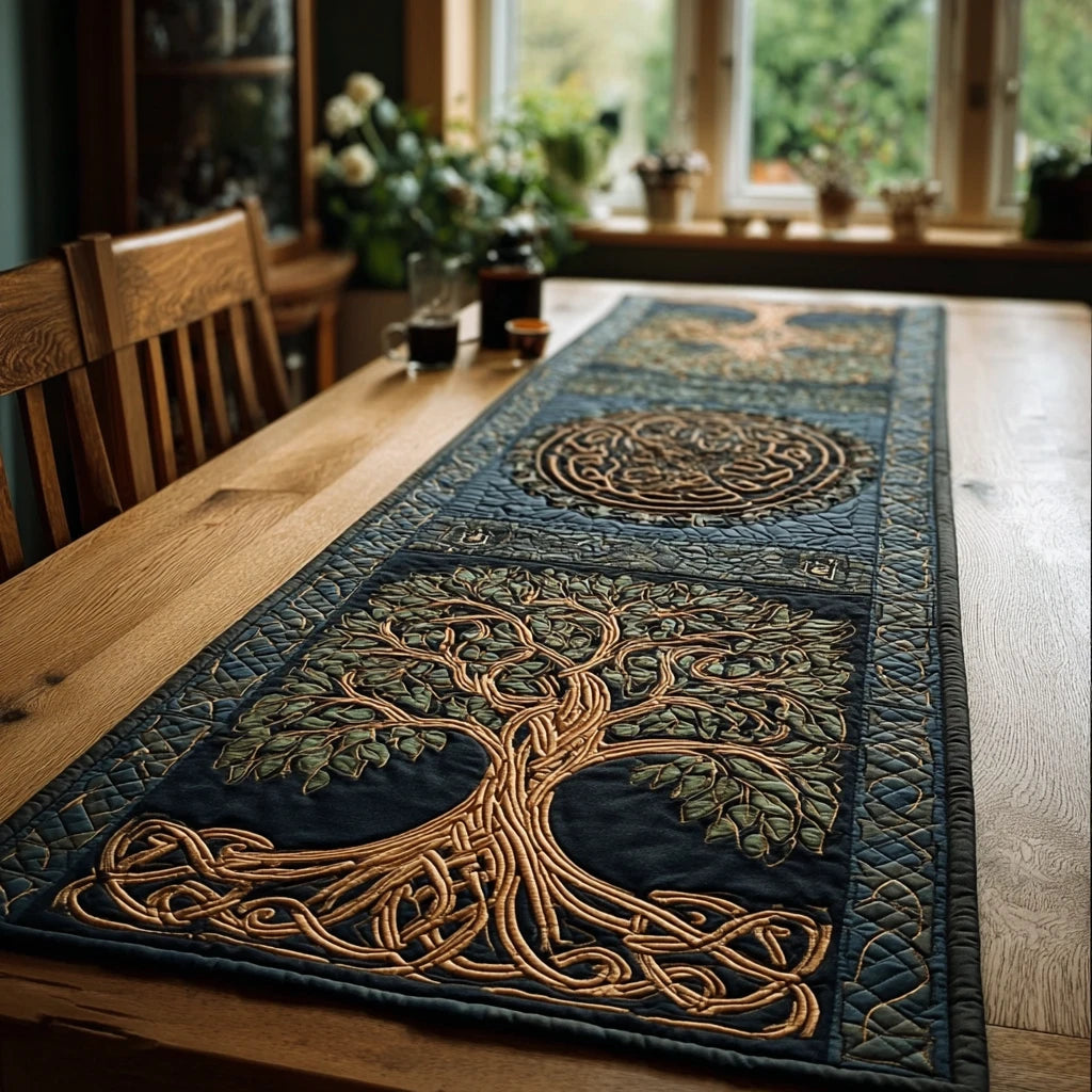 Garden Spirit Quilted Table Runner