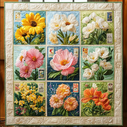 Garden Whisper Quilt Blanket