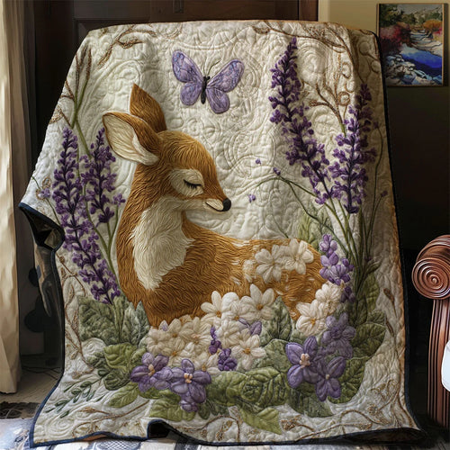 Gentle Forest Guardian Quilt Blanket