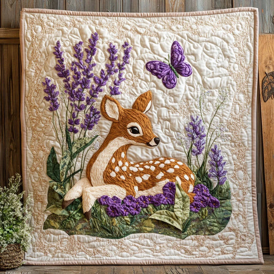 Gentle Forest Guardian Quilt Blanket