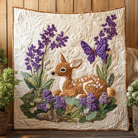 Gentle Forest Guardian Quilt Blanket