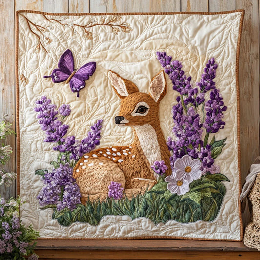 Gentle Forest Guardian Quilt Blanket