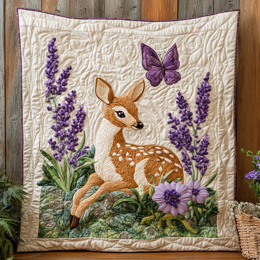 Gentle Forest Guardian Quilt Blanket