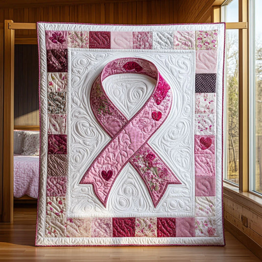 Gentle Ribbon Quilt Blanket