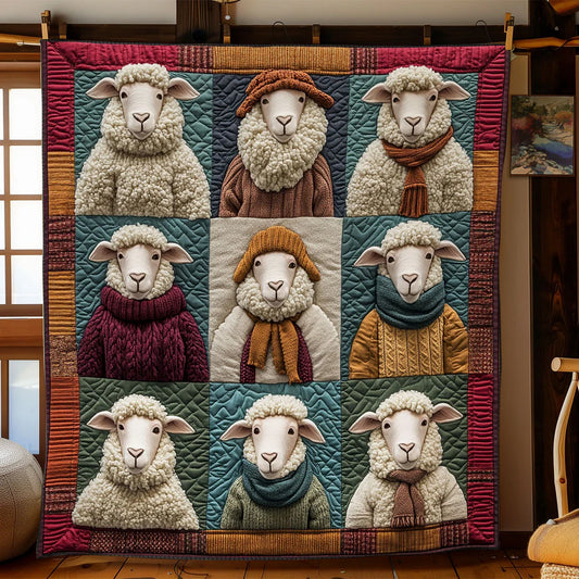 Gentle Sheep Quilt Blanket