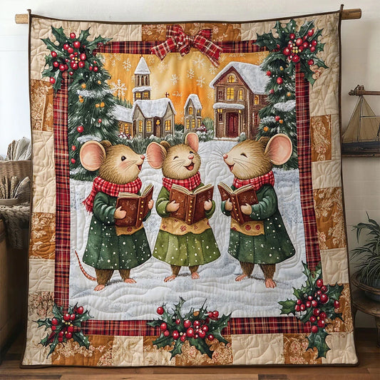 Gentle Song Mouse Quilt Blanket