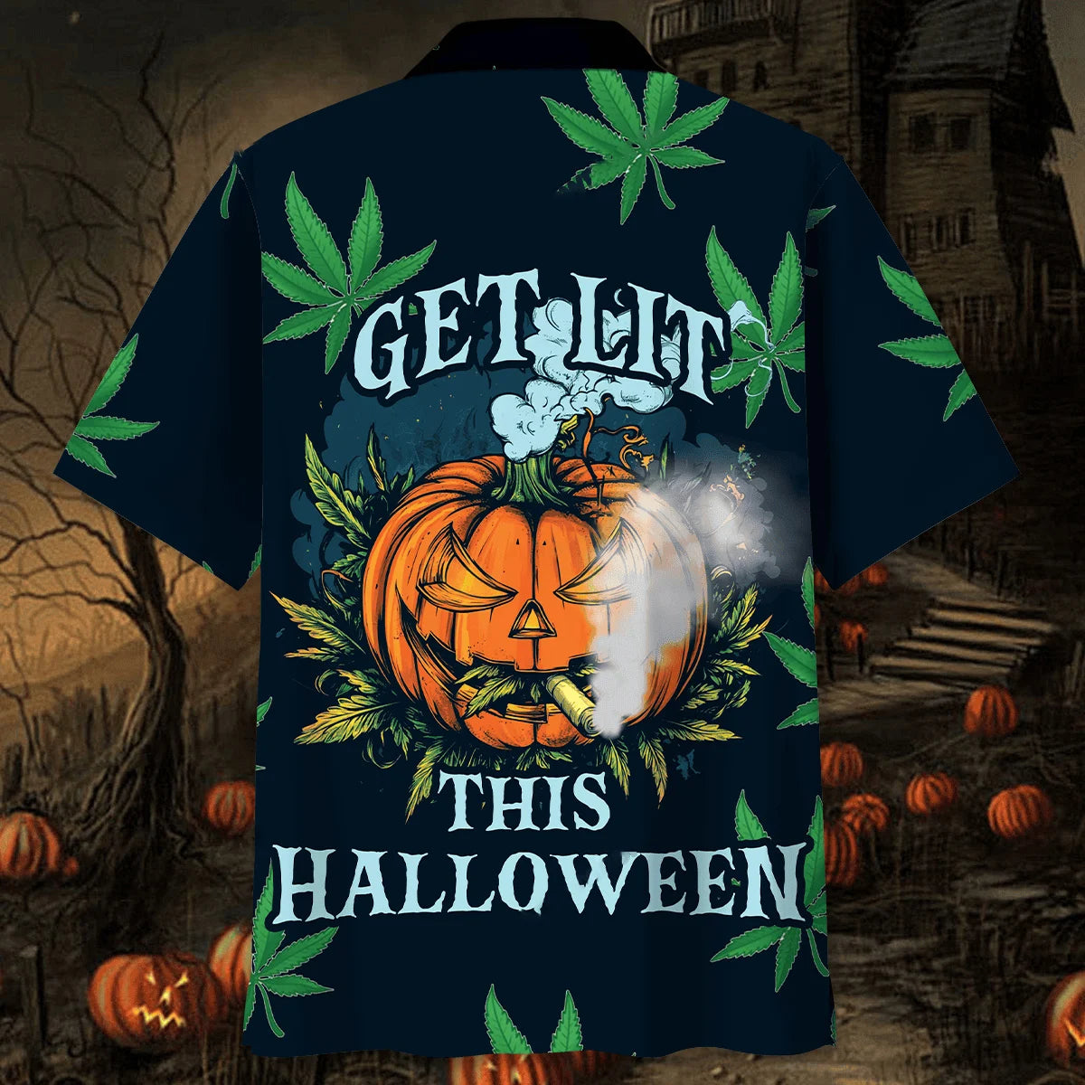 Get Lit This Halloween Hawaiian Shirt