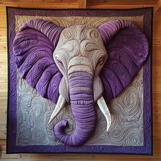 Gilded Wisdom Quilt Blanket