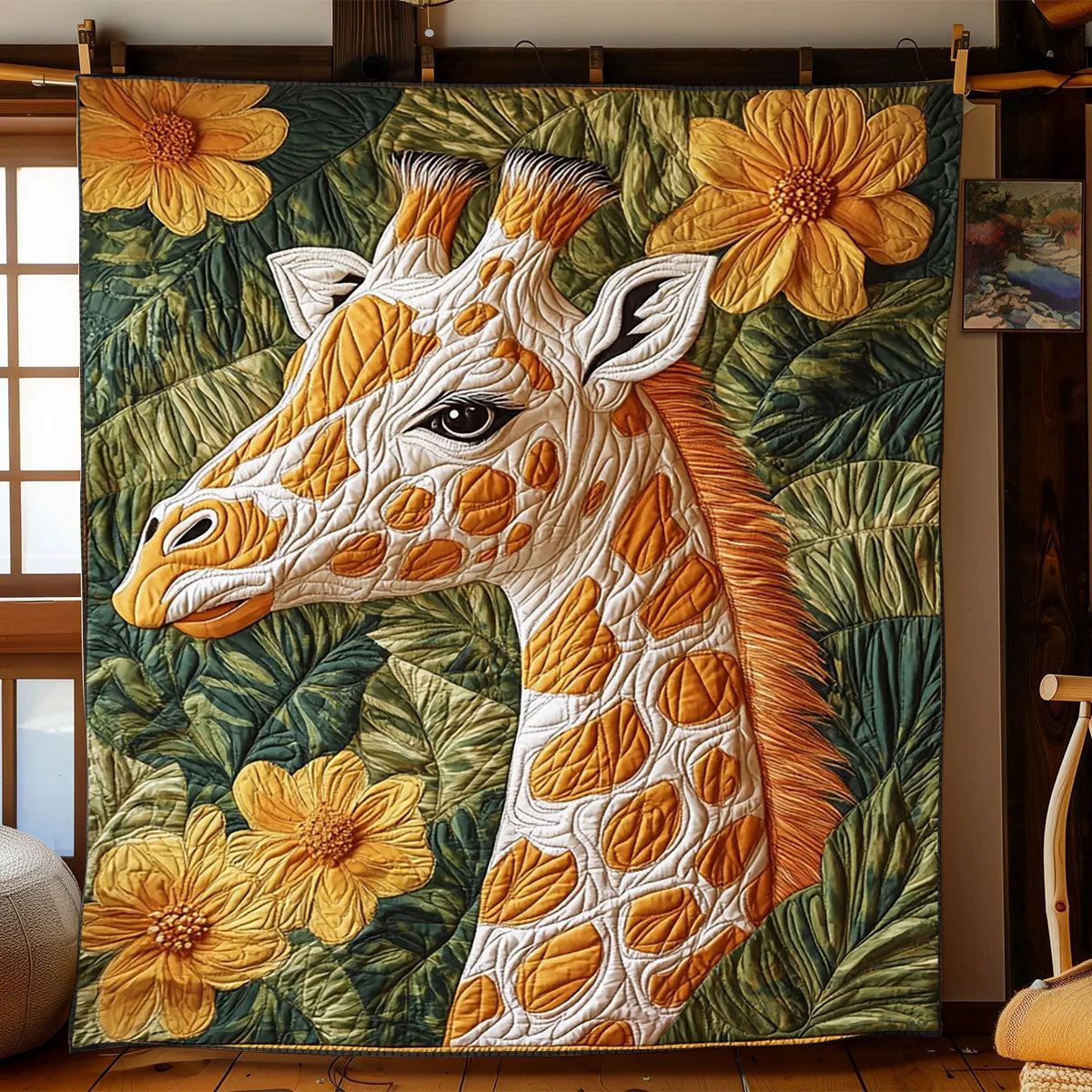 Giraffe Quilt Blanket