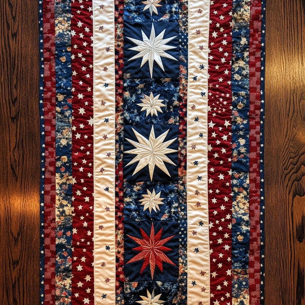 Glory Patch Quilted Table Runner