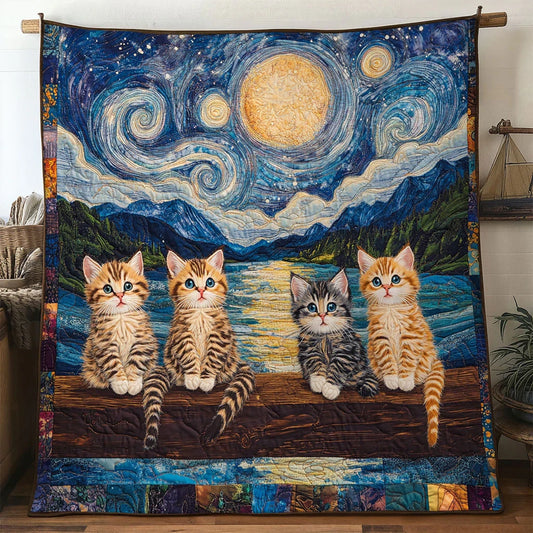 Gloweye Cat Quilt Blanket