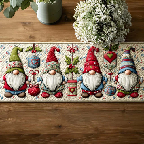 Gnome Magic Quilted Table Runner