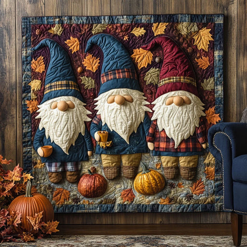 Gnome Sweet Gnome Quilt Blanket