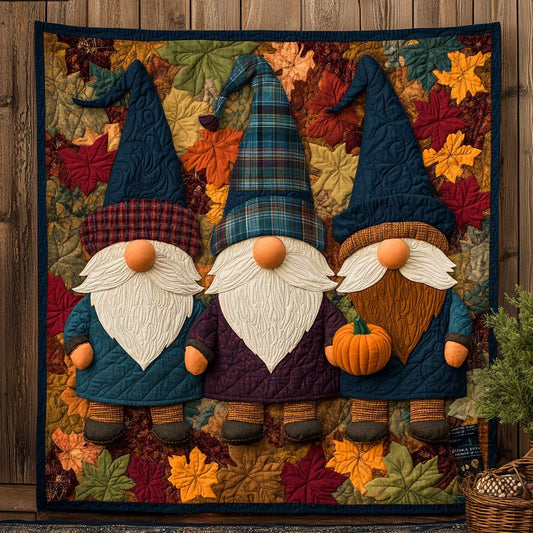 Gnome Sweet Gnome Quilt Blanket